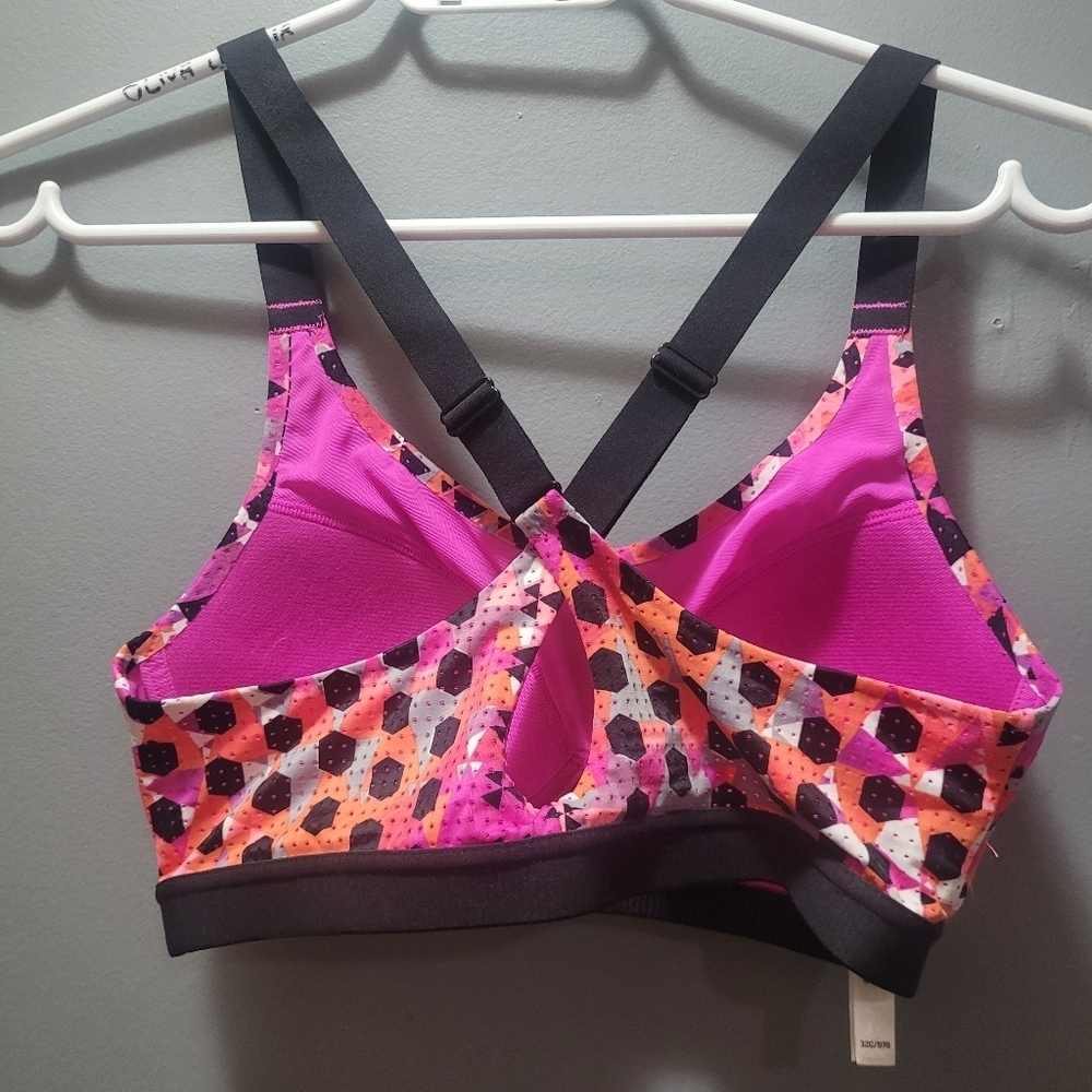 Victoria's Secret Abstract Colorful Sports Bra Size 32C - Picture 3 of 4
